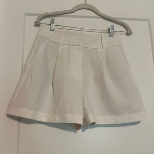 Express white business shorts